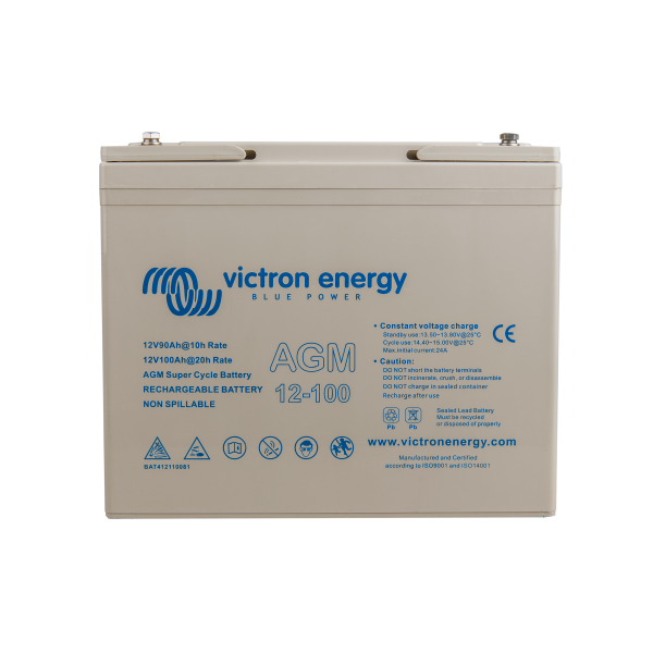 12V/100Ah AGM Super Cycle Battery (M6)